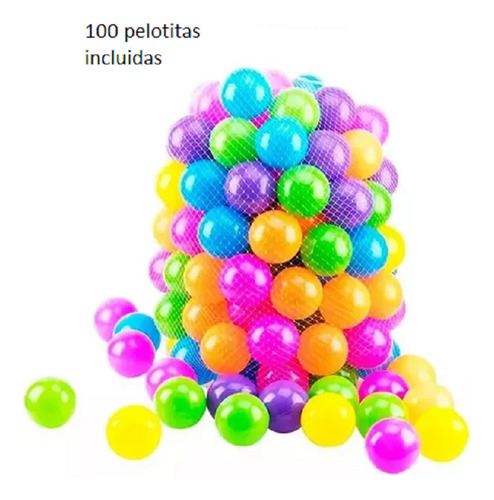 Corral Pelotero Niños Gimnasio Pelotero Juego + 100 Pelotas