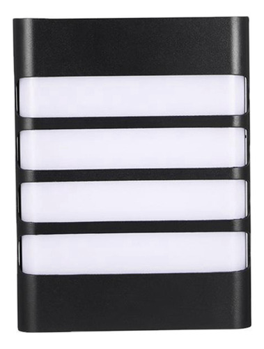 Lámpara Led De Pared Para Patio, Impermeable, 6500 K, Bajo C