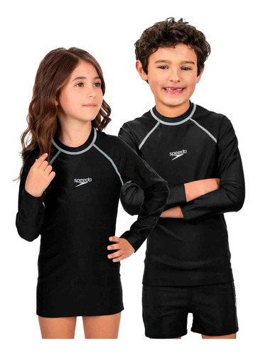  Camiseta Licra Natacion Speedo Ml Hyden Junior