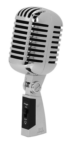 Imagen 6 de 10 de Micrófono Vintage Vocal Dinámico Stagg Sdmp40cr