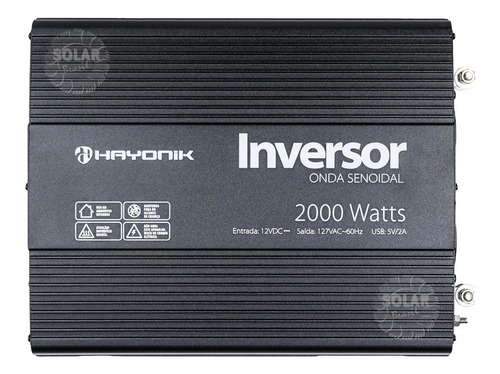 Inversor Hayonik 2000w 12/127v  - Onda Senoidal Pura