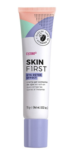 Imagen 1 de 7 de Cyzone Crema Contorno De Ojos Eye Detox Skin First, 15 Gr.