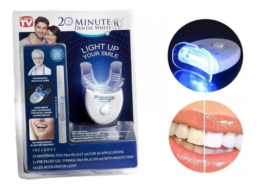 Kit Blanqueamiento Gel Dental Eléctrico Tratamiento Led