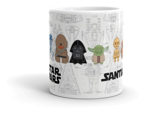 Imagen 2 de 4 de Taza Starwars Nombre Personalizado