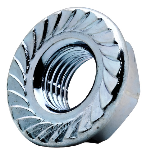 40pz. - Tuerca Hexagonal Flange Mm10-1.50 - Galvanizada