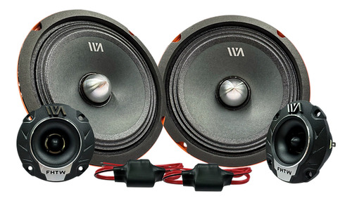 Set De Medios Waraudio Fh64bmpk + Aumentos De Balas Y Altos