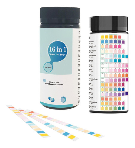 Ydyd Tiras Reactivas De Ph Del Agua Kit De Prueba De Agua