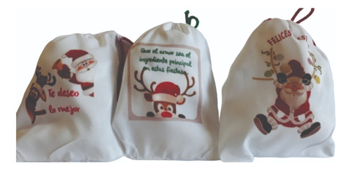 Bolsas Navideñas 20cm×25cm. X Docena