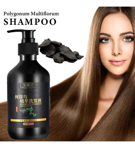 O Shampoo Polygonum Multiflorum Limpa O Couro Cabeludo E For