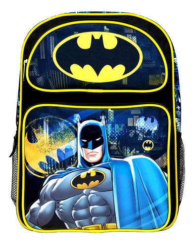 Fast Forward Batman - Mochila Grande De 16, Negro -, Mochil.