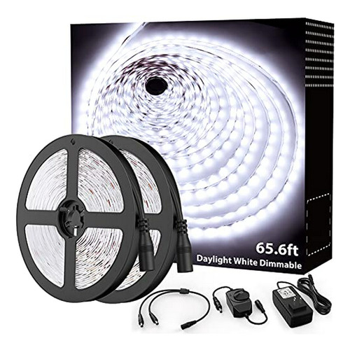 Cinta Led Brillante 20m 1200 Leds Blancos 6000k.