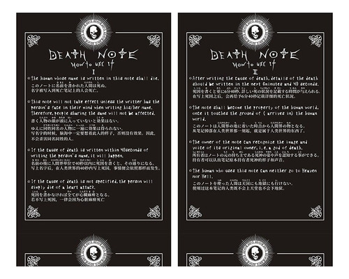 Caderno De Anime Death Note Inclui Caneta, Colar Ly E