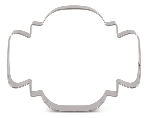 Fancy Plaque Cookie Cutter Frame Sandwich Fondant Biscu...