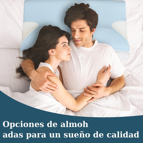 Almohada Memory Foam, Almohada Cervical Para Aliviar El