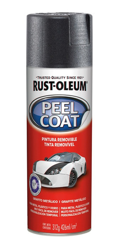 Pintura Automotive Peel Coat Grafito 312g