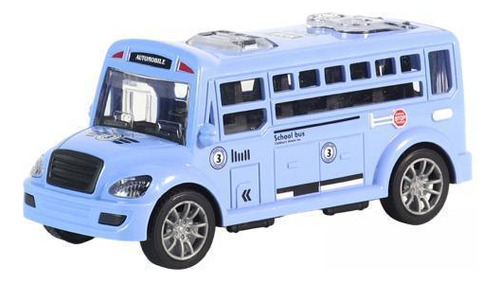 Para 6 Modelo De Autobús Escolar, Juguete Con Puerta Que Se