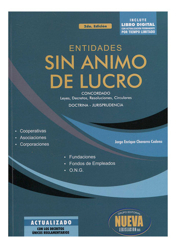 Libro Entidades Sin Ánimo De Lucro (2a. Edición)