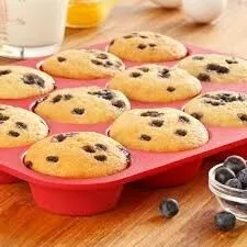 Moldes Muffins Silicona Horno Cupcakes Repostería Set X12