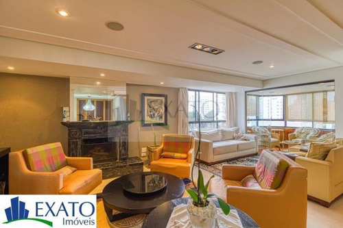 Imagem 1 de 15 de Moema Passaros, Maravilhoso Apartamento 3 Suites 3 Vagas 210m² Próximo Aa O Parque Ibirapuera - Em24044