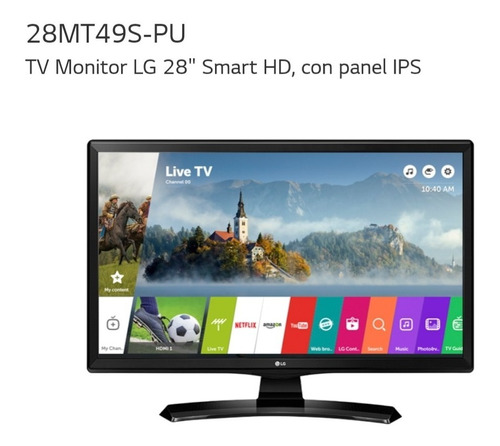 Pantalla LG De 28  Led Smart Tv Nueva 28mt49s-pu