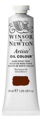 Oleo Winsor And Newton Profesional Serie 2 Artist Oil 37ml Color del óleo Violetta de Marte Oscuro 395