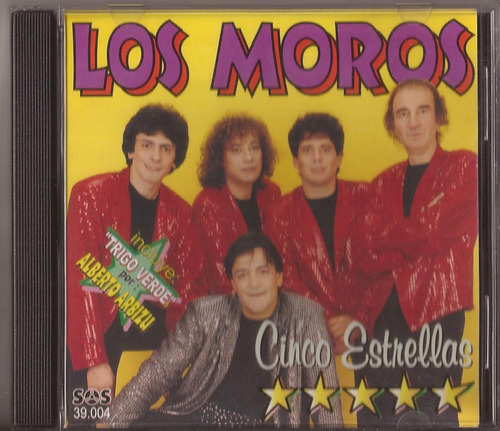 Los Moros Cd Cinco Estrellas Cumbia 1998