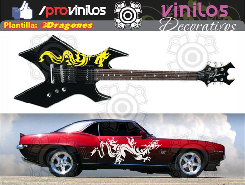 Vinilos Decorativos Con Tematica De Dragones