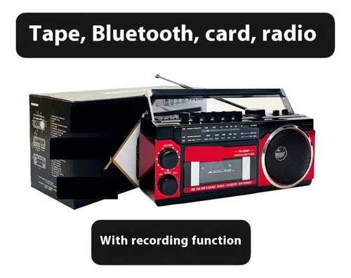 Radio Bluetooth Multibanda Con Alto Volumen, Reproductor De