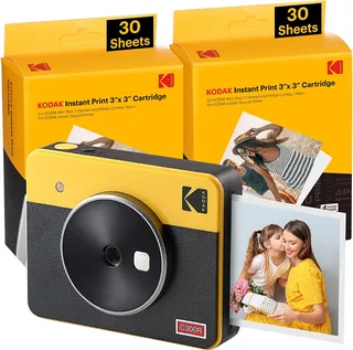 Kodak Mini Shot 3 Retro 2 En 1 Cámara Instantanea+68 Papeles