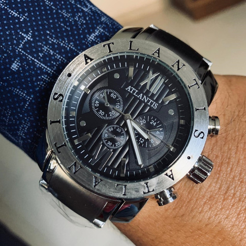 Relógio Masculino Atlantis Original A3310 BvLG+frete