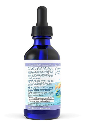 Baby's Dha Com Vitamina D3 - Nordic Naturals 60ml Importado
