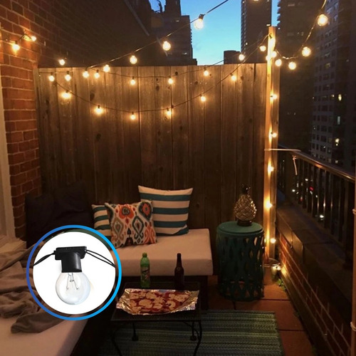 Varal De Luzes Festao 75 Mts Com 75 Lampadas Inclusas Barato