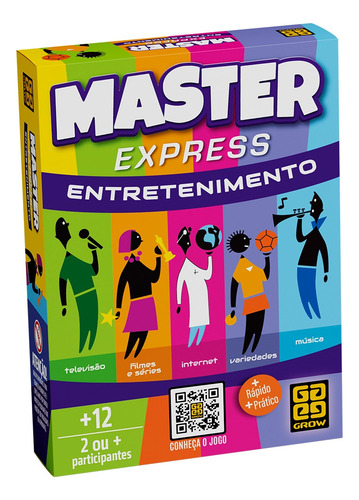 Jogo Master Express Entretenimento 04743 Cartas 12 Anos Grow