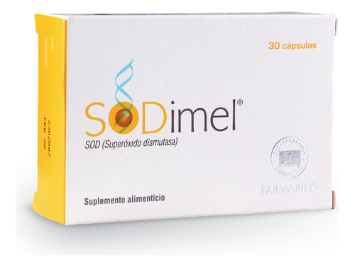 Sodimel 30 Caps Antioxidante Antienvejecimiento Tipo De Piel Envejecida Sin Brillo  Afectada Por Radicales Libres Fatiga Cronica Envejecimiento Prematuro Y Acelerado