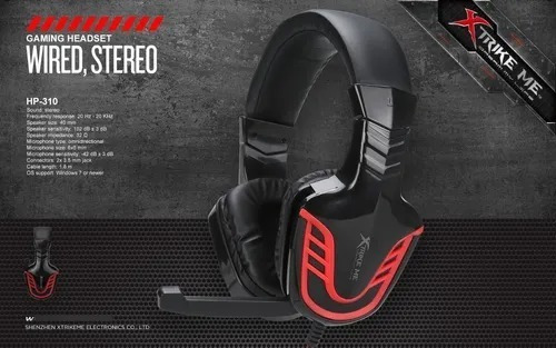 Imagen 3 de 5 de Audifono Gamer Xtrike Me Hp-310 3.5mm Ps4 Xbox One N. Switch
