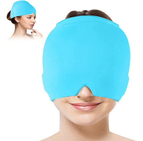 Gorro Para Migraña De Gel Con Compresión Fría Y Caliente