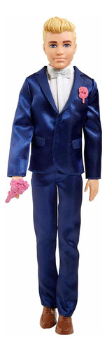 Barbie Ken Novio Fairytale Con Traje - Premium