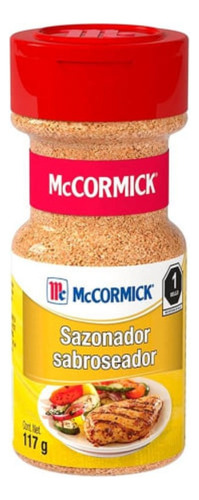5 Pzas Sazonador Mccormick Sabroseador 117 G
