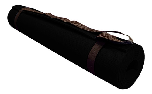 Tapete Yoga Mat Com Alça 170x60cm  Preto 5mm Evamax Yoga Mat