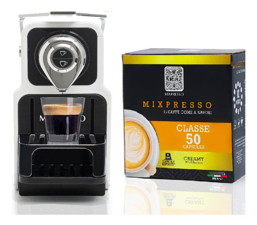 Mixpresso Máquina De Café Expreso Paquete Con 50 Cápsulas De