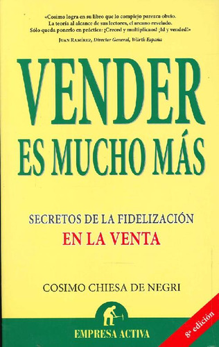 Libro Vender Es Mucho Más De Cosimo Chiesa De Negri