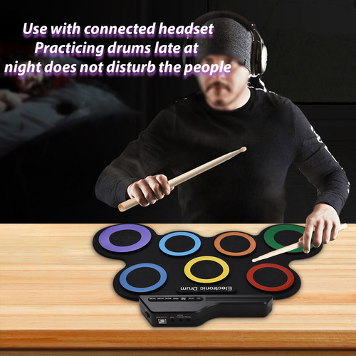 Batería Eléctrica Portátil: 7 Almohadillas Con Conector Para