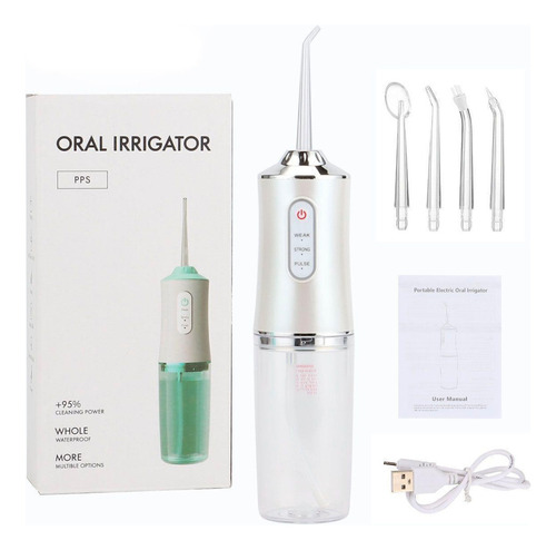 Irrigador Bucal Elétrico - Limpeza Oral - 4 Bicos