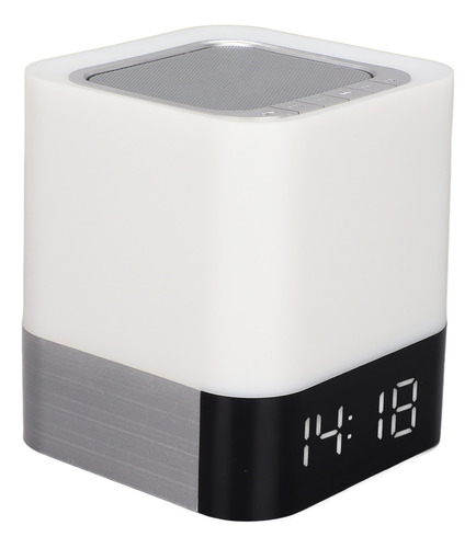 Reloj Despertador Bluetooth, Luz Nocturna, Altavoz, Control