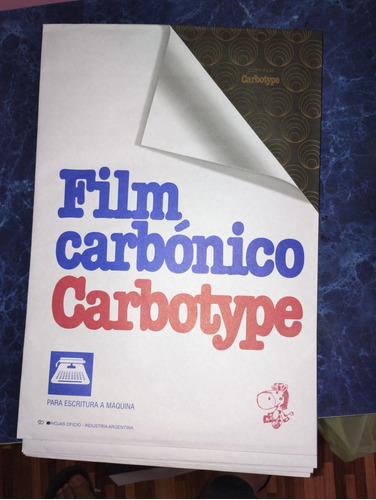 Film Carbónico Carbotype X 50 Negro