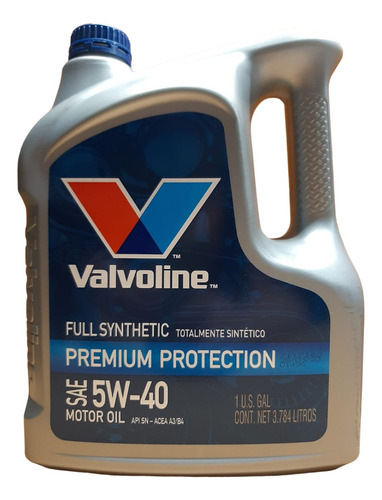 Aceite Sintetico Valvoline Premium Protection 5w40 3.784l