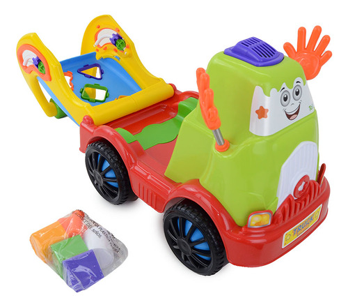Brinquedo Educativo Carrinho Truck Mania Ta Te Ti - 873 Cor Verde
