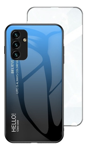 Funda De Color Degradado For Samsung Galaxy A34 5g Con Mica