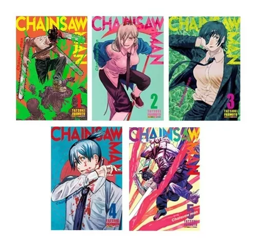 Chainsaw Man 1 Ao 4! Mangá Panini! Novo E Lacrado!