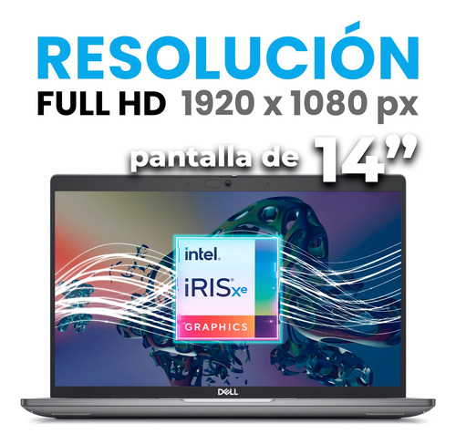 Laptop Dell Latitude Core I7 13th 16gb Ram 256gb Ssd + Funda Plateado (Reacondicionado)